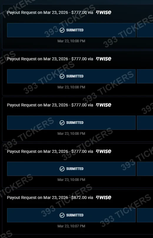 Payout or account result