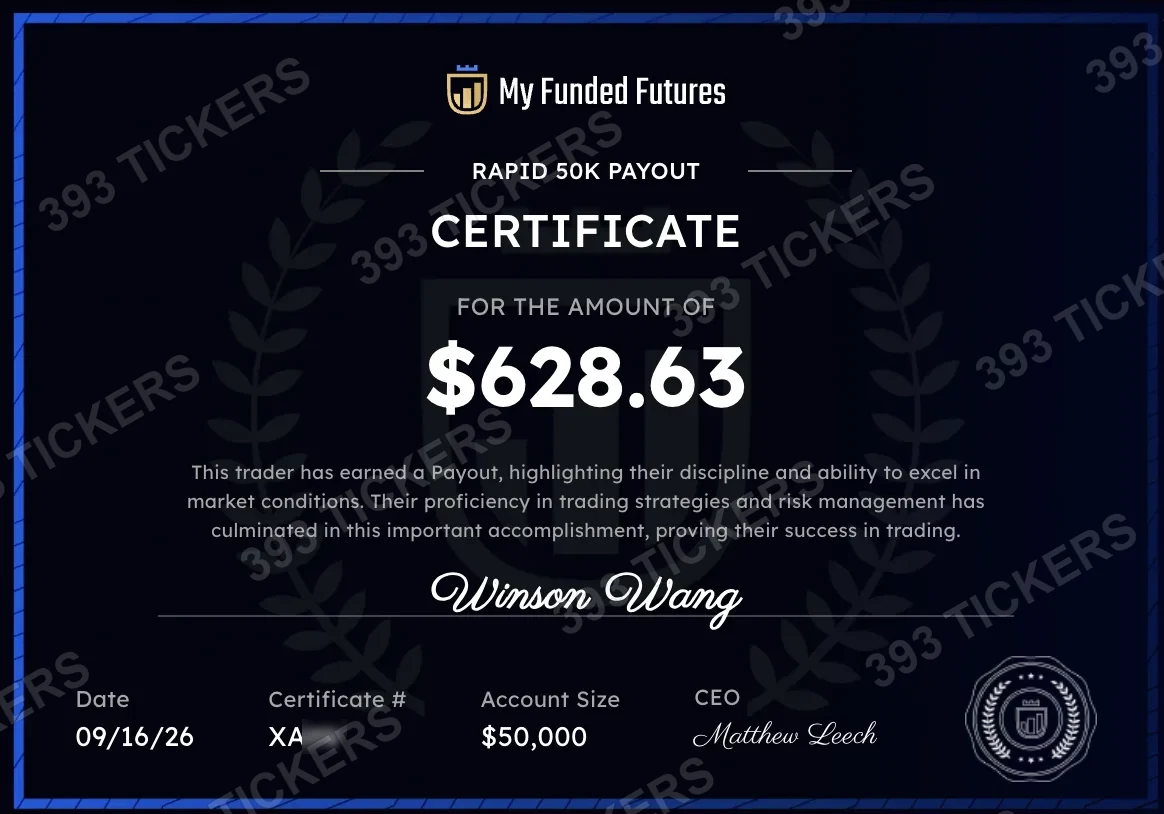 Payout or account result