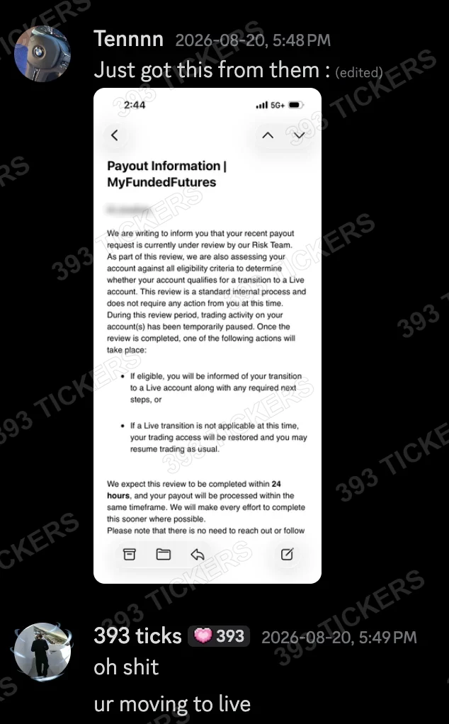 Student payout result