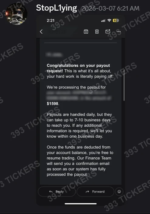 Student payout result